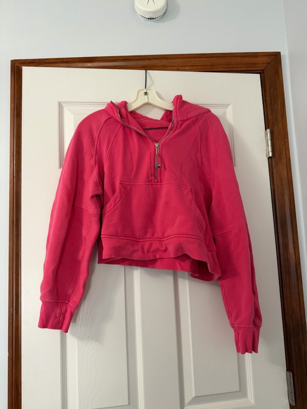 Lululemon Scuba Oversized Half-Zip Hoodie- size M/L- Lip Gloss pink